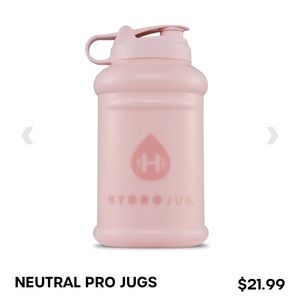 ✨BRAND NEW✨ pink hydro jug water bottle with straw
